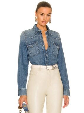 Nili Lotan Travis Shirt | Faded Wash